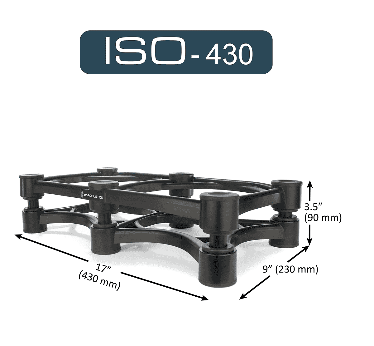 Isoacoustics Iso-430 - Stand Et Support Studio - Variation 1