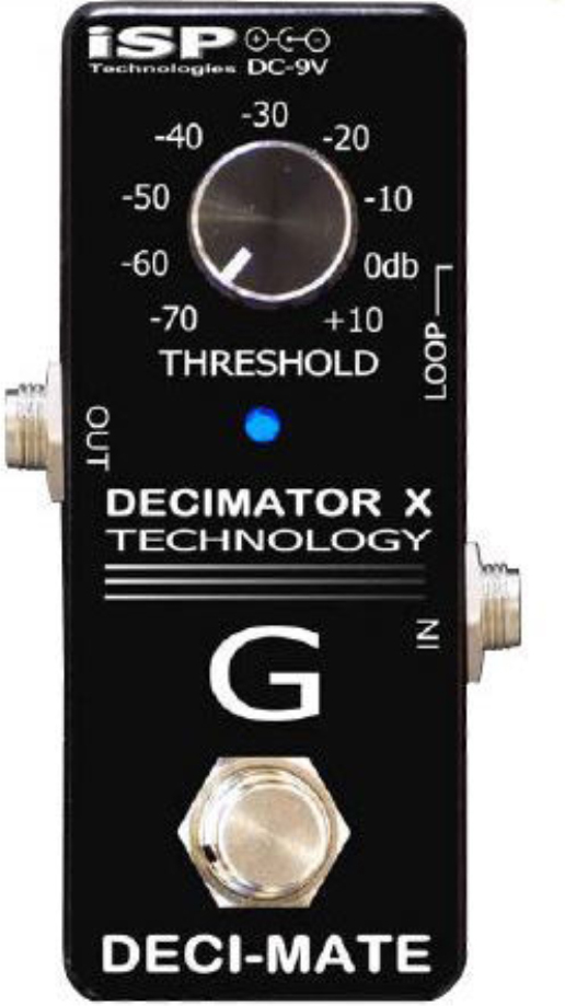Isp Technologies Deci-mate G Micro Decimator - PÉdale Compression / Sustain / Noise Gate - Main picture