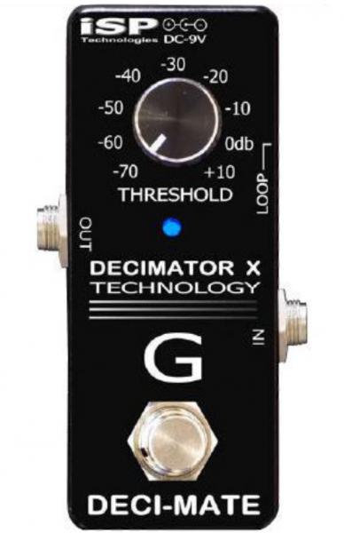 Pédale compression / sustain / noise gate  Isp technologies DECI-MATE G Micro Decimator