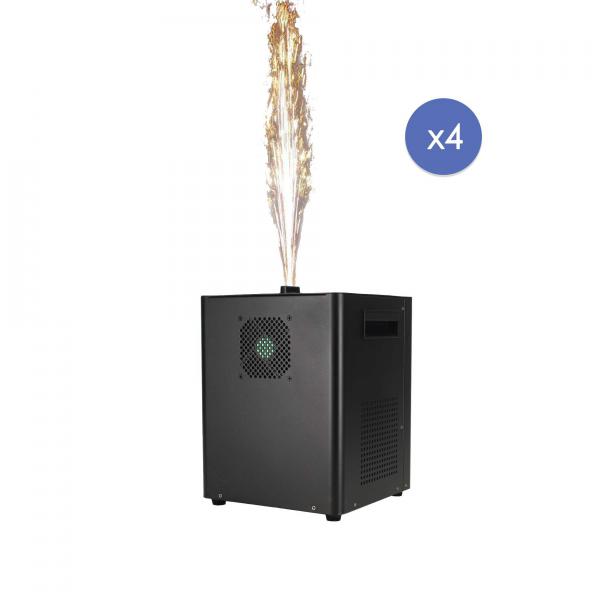 Machine à confettis & flamme J.collyns Strawfire XL 4Pack