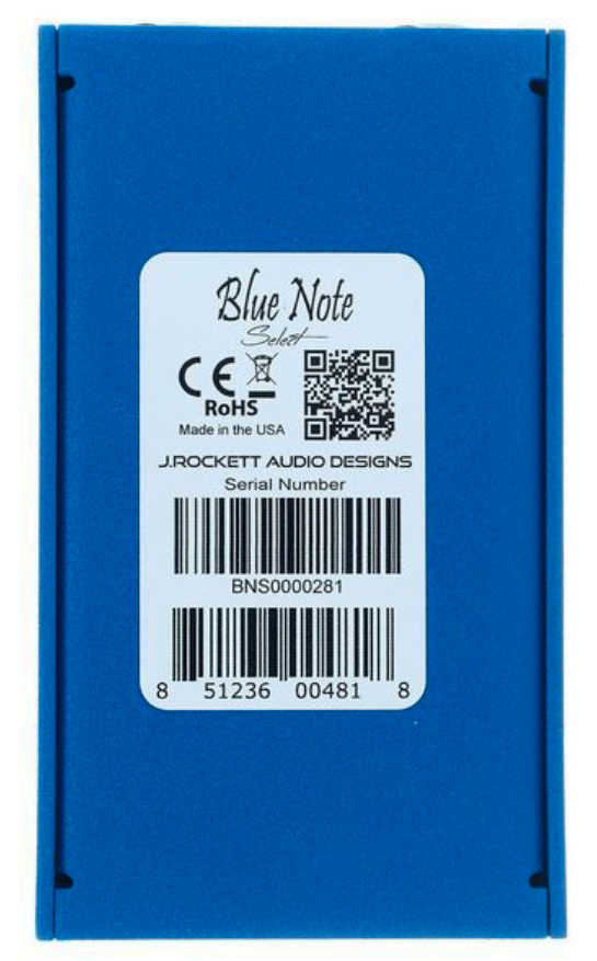 J. Rockett Audio Designs Blue Note Select Overdrive - PÉdale Overdrive / Distortion / Fuzz - Variation 2
