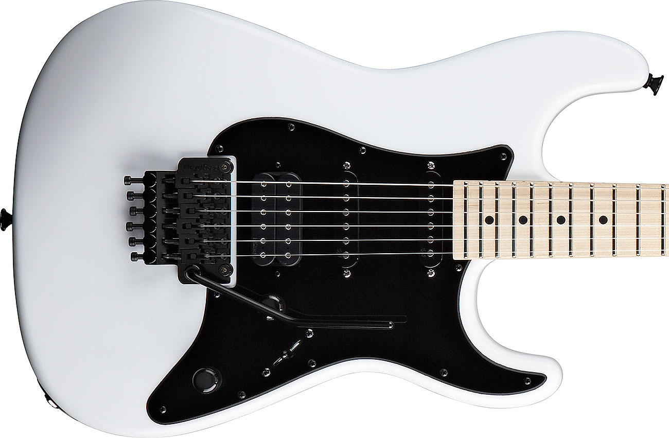 Jackson Adrian Smith San Dimas Sdx Signature Hss Fr Mn - Snow White - Guitare Électrique Forme Str - Variation 2