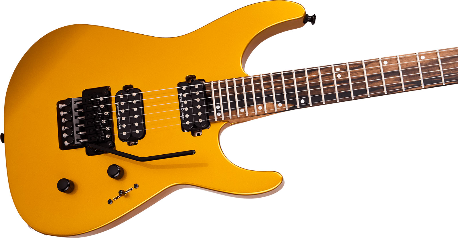 Jackson American Virtuoso Usa 2h Seymour Duncan Fr Eb - Gold Rush - Guitare Électrique MÉtal - Variation 2