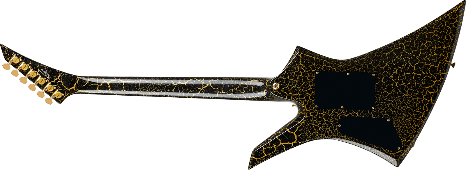 Jackson Brandon Ellis Kelly Ke27 Signature Pro Plus Hs Seymour Duncan Fr Mn - Gold Crackle - Guitare Électrique MÉtal - Variation 1
