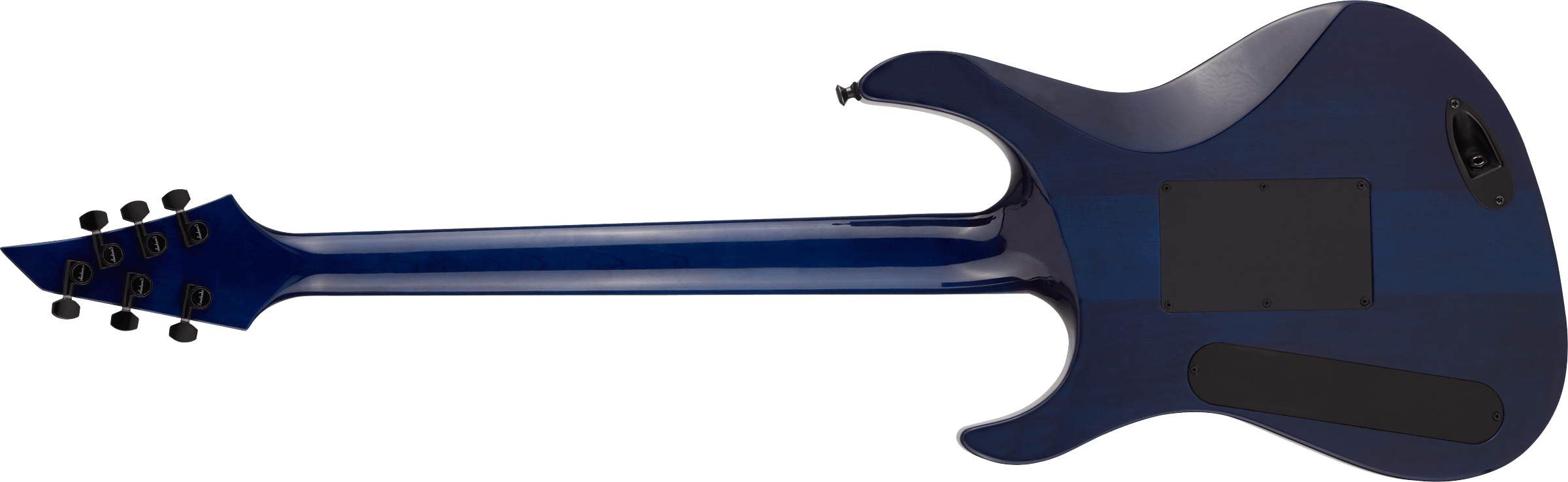 Jackson Chris Broderick Soloist 6 Pro 2h Dimarzio Fr Lau - Trans Blue Poplar - Guitare Électrique Forme Str - Variation 1