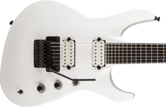 Jackson Chris Broderick Soloist 7 Pro Hh Dimarzio Fr Rw - Snow White - Guitare Électrique 7 Cordes - Variation 2
