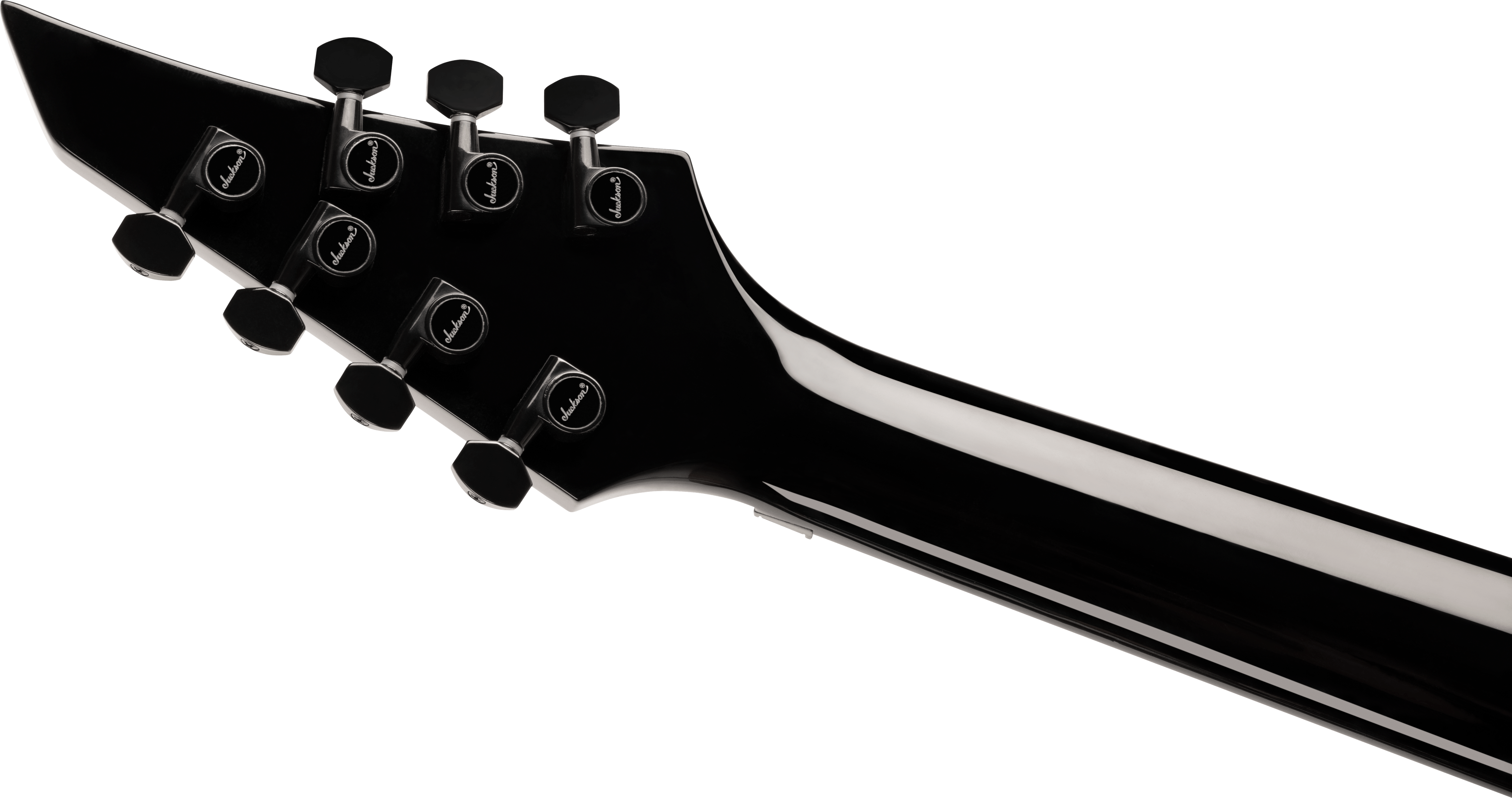 Jackson Chris Broderick Soloist 7 Pro Signature 2h Dimarzio Fr Lau - Gloss Black - Guitare Électrique 7 Cordes - Variation 5