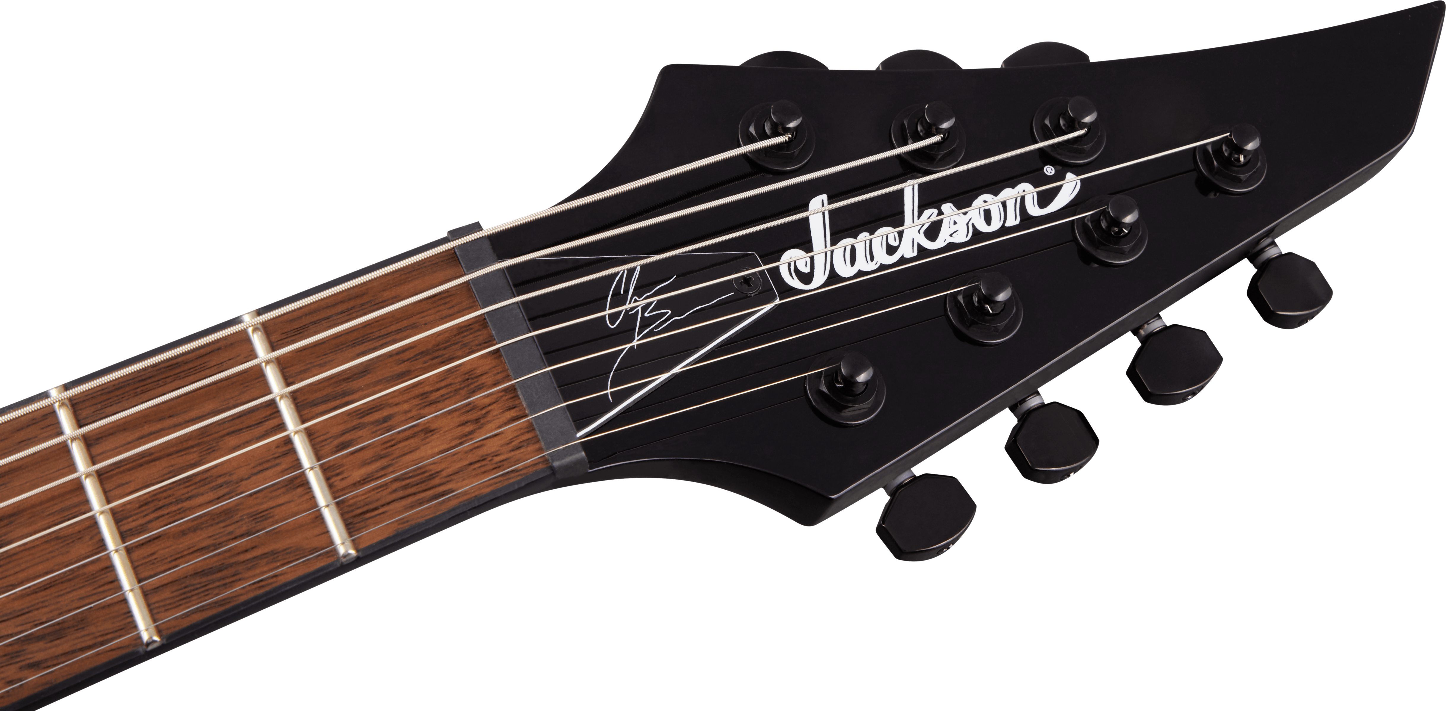 Jackson Chris Broderick Soloist 7 Pro 2h Dimarzio Ht Lau - Gloss Black - Guitare Électrique 7 Cordes - Variation 4
