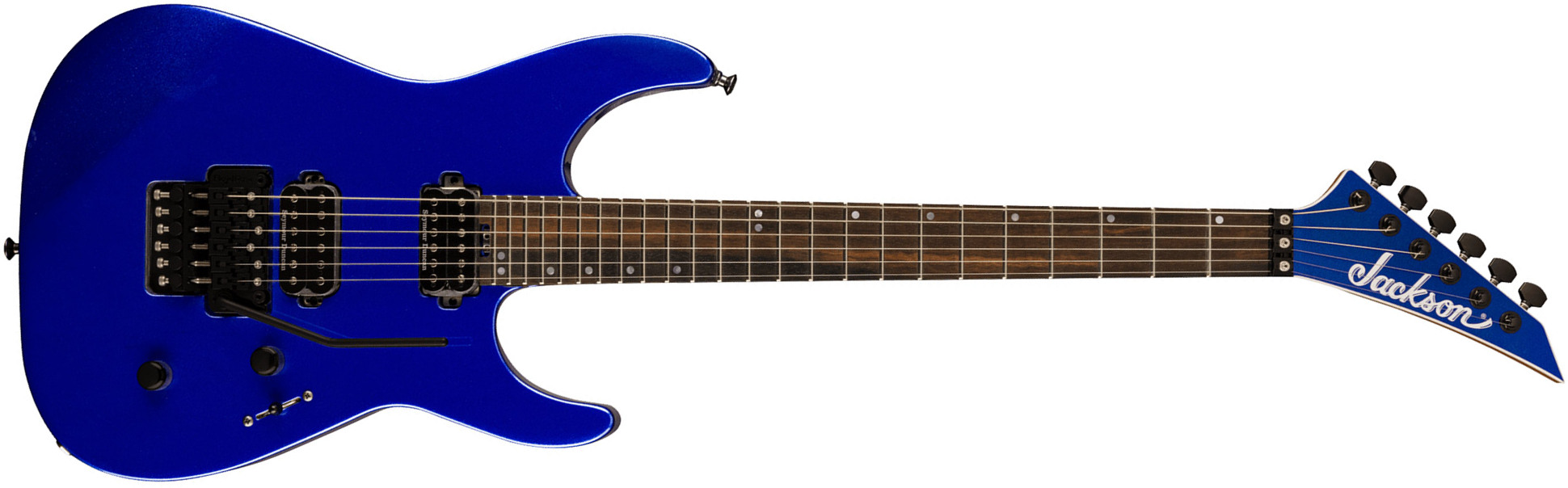 Jackson American Virtuoso 2h Seymour Duncan Fr Eb - Mystic Blue - Guitare Électrique Forme Str - Main picture