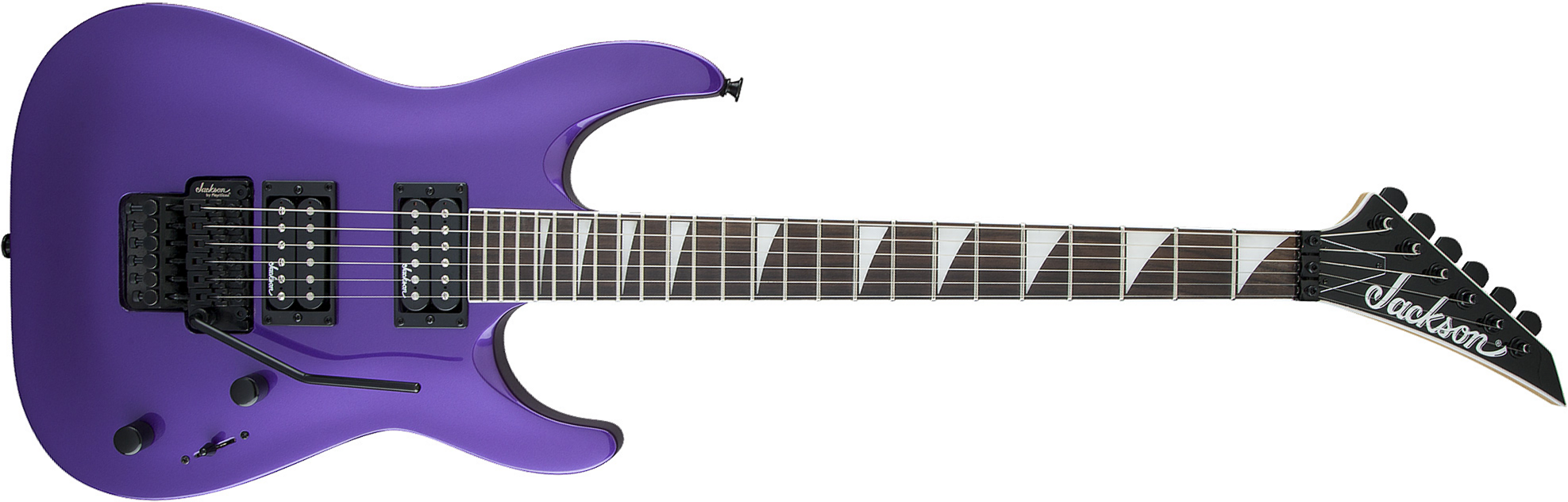 Jackson Dinky Arch Top Js32 Dka Hh Floyd Rose Rw - Pavo Purple - Guitare Électrique Forme Str - Main picture