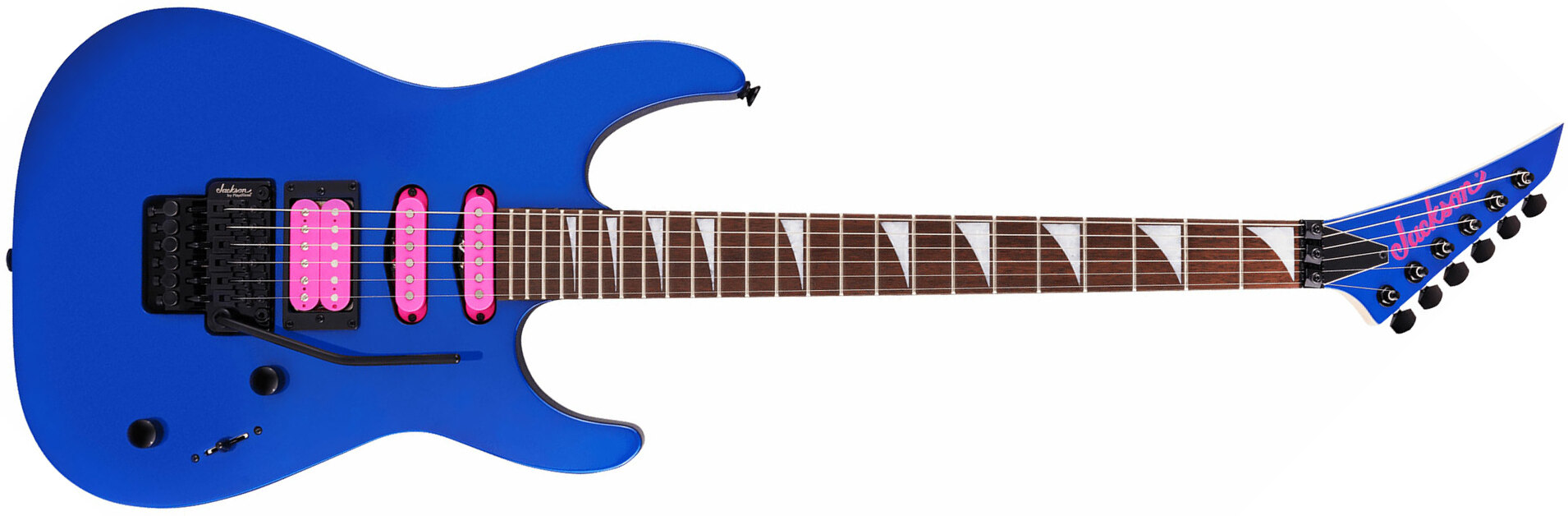 Jackson Dinky Dk3xr Hss Fr Lau - Cobalt Blue - Guitare Électrique Forme Str - Main picture