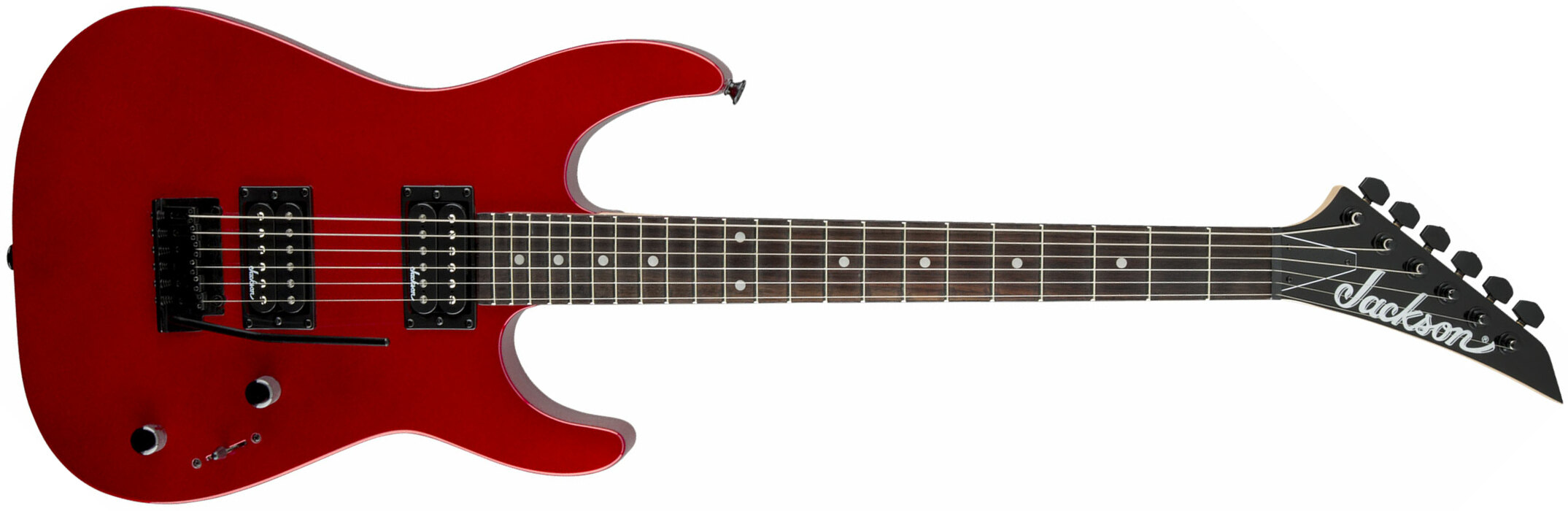 Jackson Dinky Js11 2h Trem Ama - Metallic Red - Guitare Électrique Forme Str - Main picture
