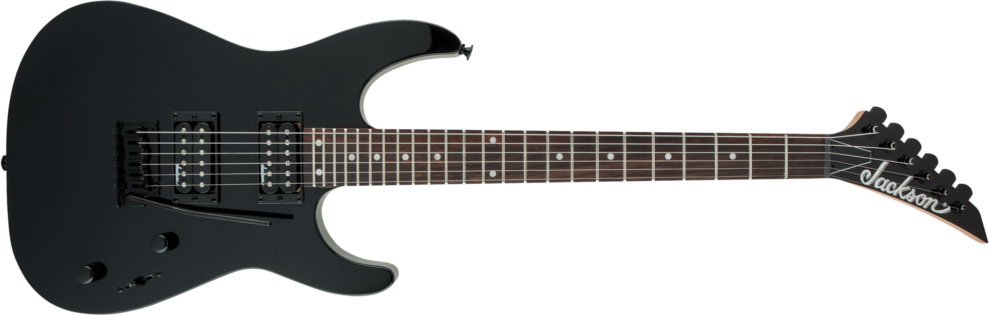 Jackson Dinky Js12 2h Trem Ama - Black - Guitare Électrique MÉtal - Main picture