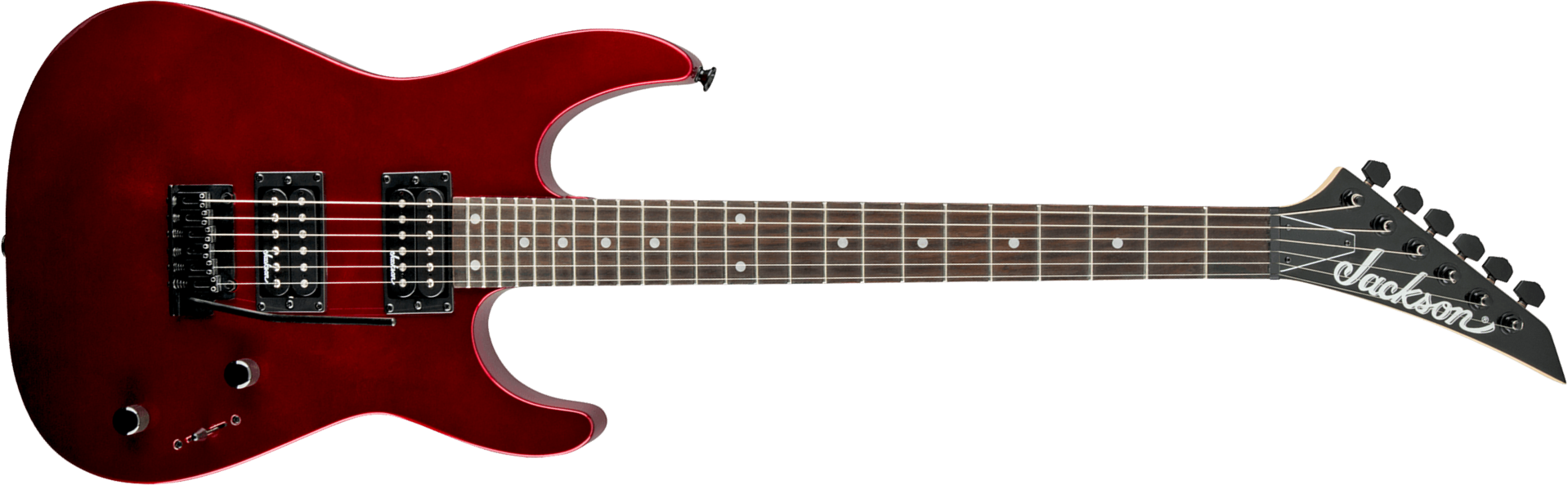 Jackson Dinky Js12 2h Trem Ama - Metallic Red - Guitare Électrique MÉtal - Main picture