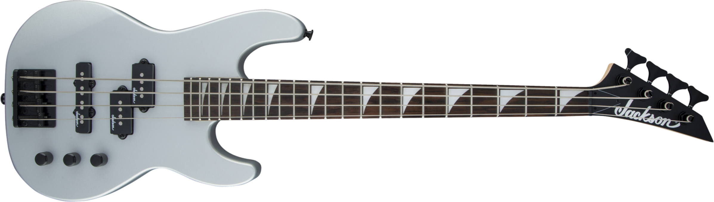 Jackson Js Series Concert Bass Minion Js1x - Satin Silver - Basse Électrique Enfants - Main picture