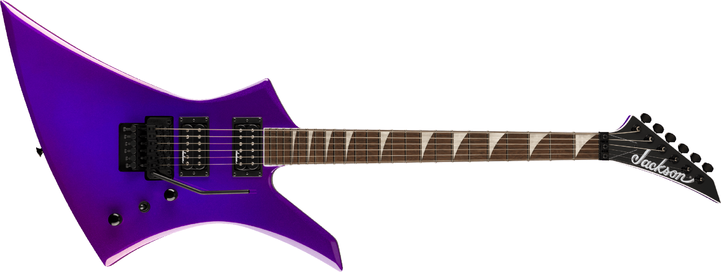 Jackson Kelly Kex X-series Trem Fr Hh Lau - Deep Purple Metallic - Guitare Électrique MÉtal - Main picture