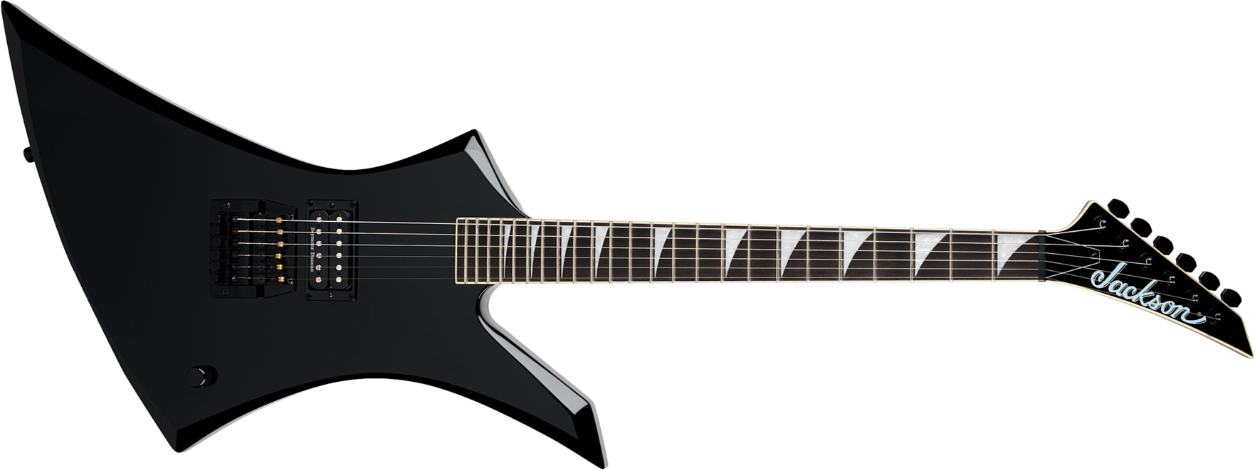 Jackson Marty Friedman Kelly Ke1 Legend Ltd Signature 1h Seymour Duncan Fr Eb - Black - Guitare Électrique MÉtal - Main picture