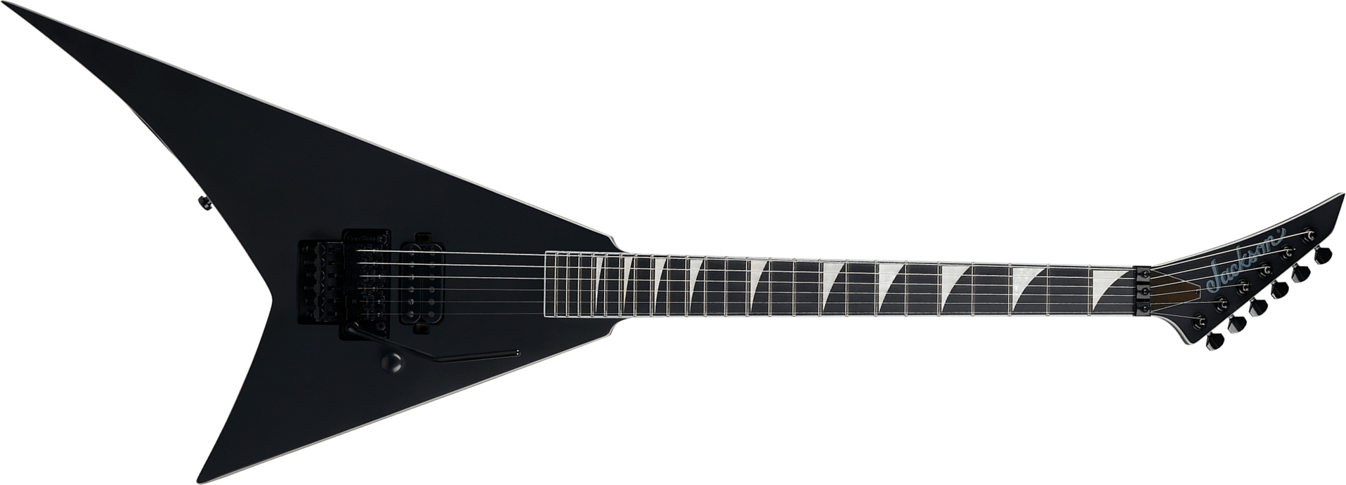 Jackson Rhoads Rr1a Pure Metal Pro Plus 1h Fr Eb - Satin Black - Guitare Électrique MÉtal - Main picture