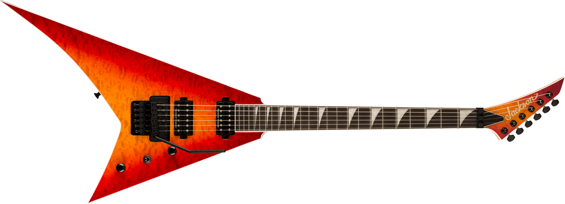 Jackson Rhoads Rr24ps Pro Plus 2h Seymour Duncan  Fr Eb - Firestorm - Guitare Électrique MÉtal - Main picture