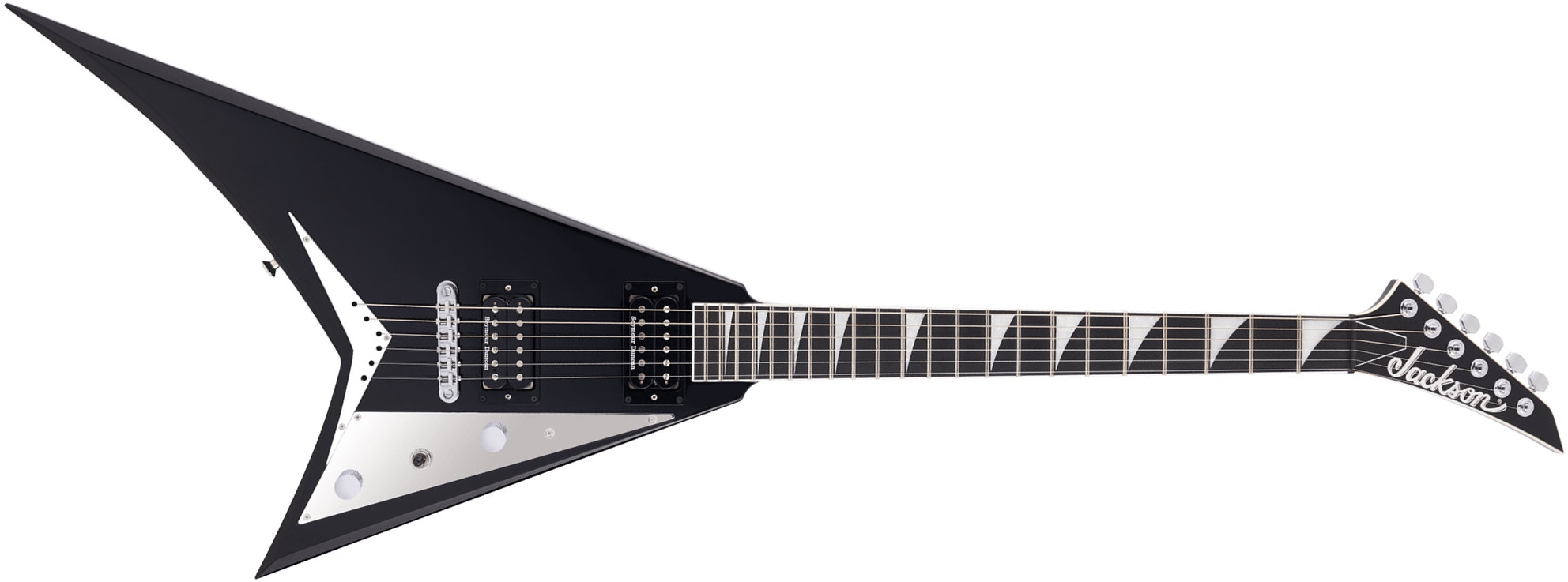 Jackson Rhoads Rrt Mj Jap 2h Seymour Duncan Ht Eb - Gloss Black - Guitare Électrique MÉtal - Main picture