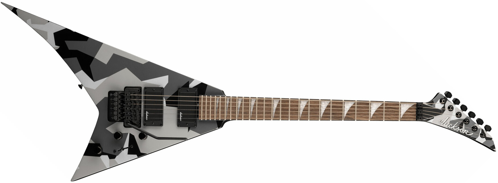 Jackson Rhoads Rrx24 2h Fr Lau - Winter Camo - Guitare Électrique MÉtal - Main picture