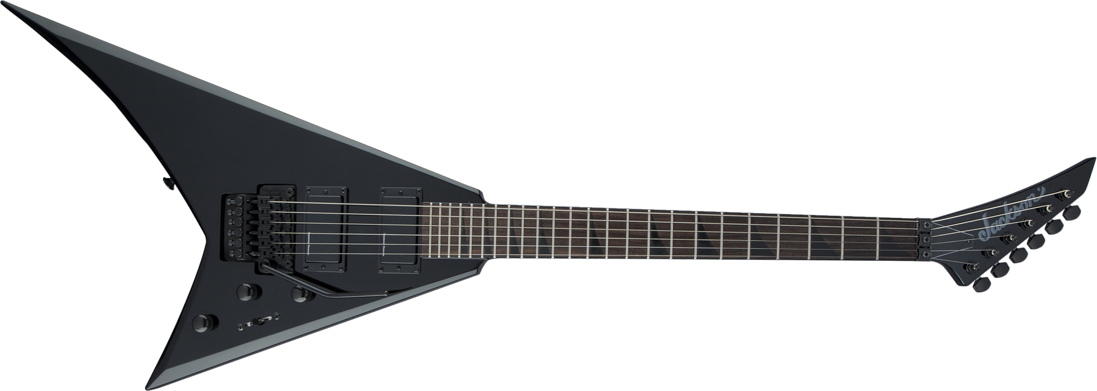 Jackson Rhoads Rrx24 2h Seymour Duncan Fr Lau - Gloss Black - Guitare Électrique MÉtal - Main picture