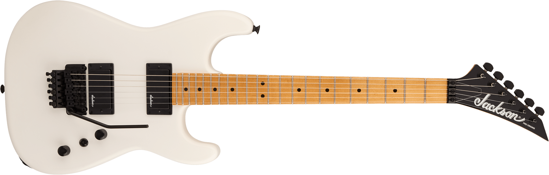 Jackson San Dimas Sd1 Hh Fr Pro Origins 1985 Mex 2h Fr Mn - Snow White - Guitare Électrique Forme Str - Main picture