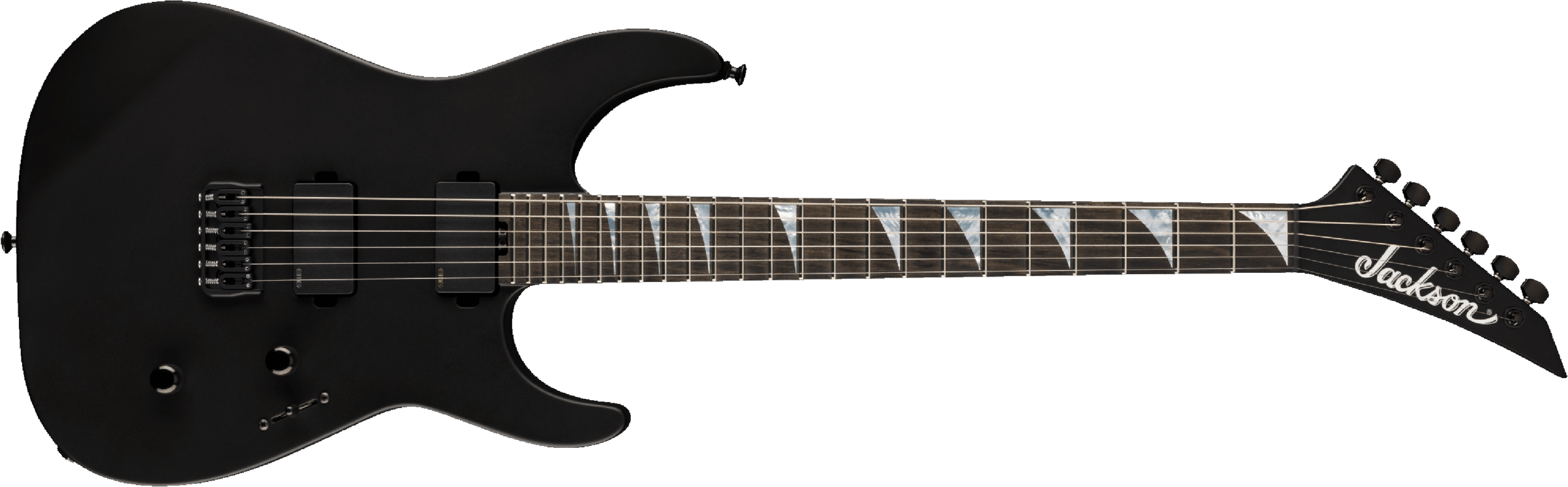 Jackson Sl2mg Ht American Soloist Ht Hh Eb - Satin Black - Guitare Électrique MÉtal - Main picture