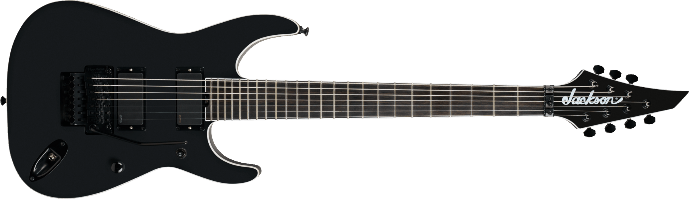 Jackson Sl7 Soloist Pro Series Chris Rorland Signature Fr Hh Eb - Satin Black - Guitare Électrique Signature - Main picture