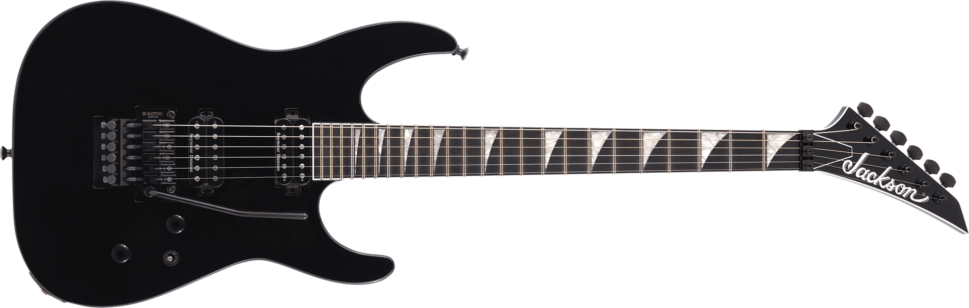 Jackson Soloist Sl2 Mj Jap 2h Seymour Duncan Fr Eb - Black - Guitare Électrique MÉtal - Main picture