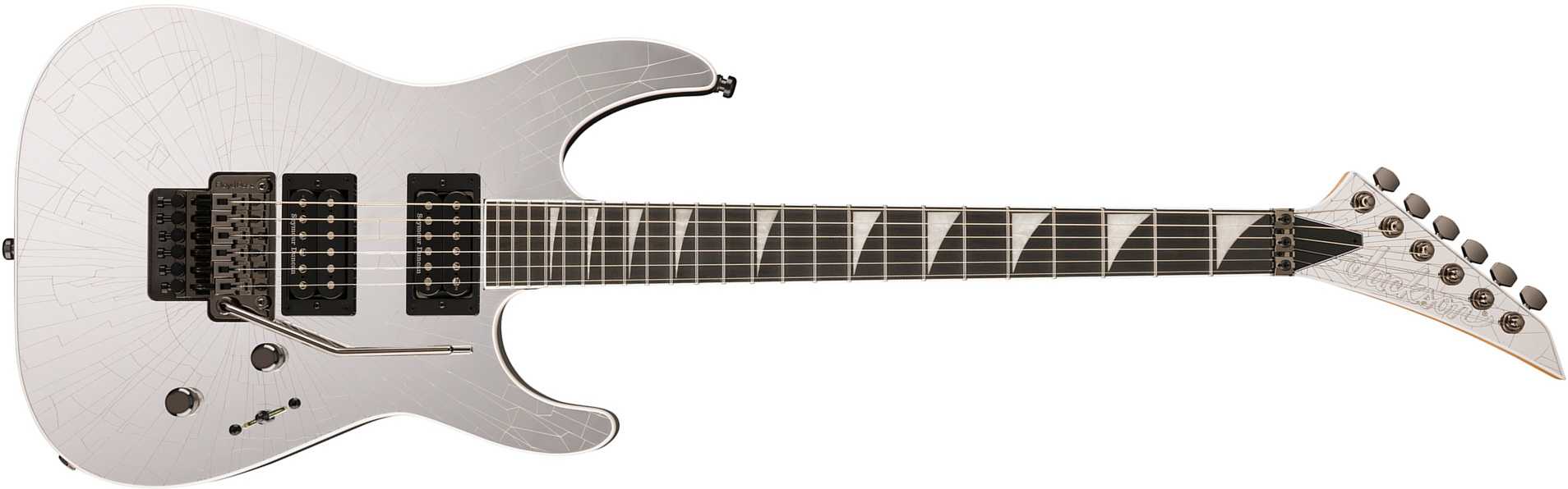 Jackson Soloist Sl2 Pro Plus 2h Seymour Duncan Fr Eb - Shattered Mirror - Guitare Électrique Forme Str - Main picture