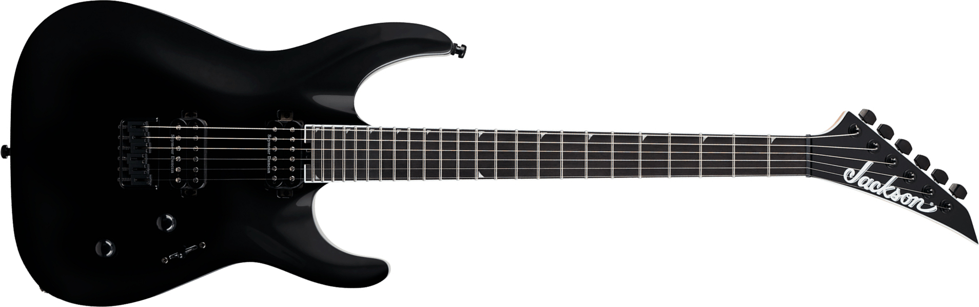 Jackson Soloist Sla2 Ht Pro Plus 2h Seymour Duncan Eb - Gloss Black - Guitare Électrique MÉtal - Main picture