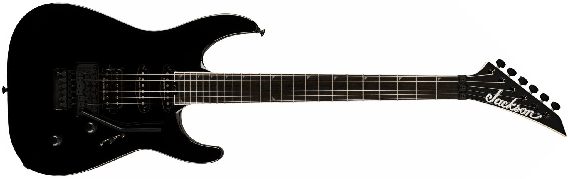 Jackson Soloist Sla3 Pro Plus Hss Seymour Duncan Fr Eb - Deep Black - Guitare Électrique Forme Str - Main picture