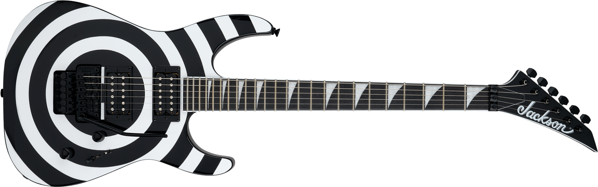Jackson Soloist Slx Dx Graphic Srs X-series 2h Fr Ama - Bullseye - Guitare Électrique Forme Str - Main picture