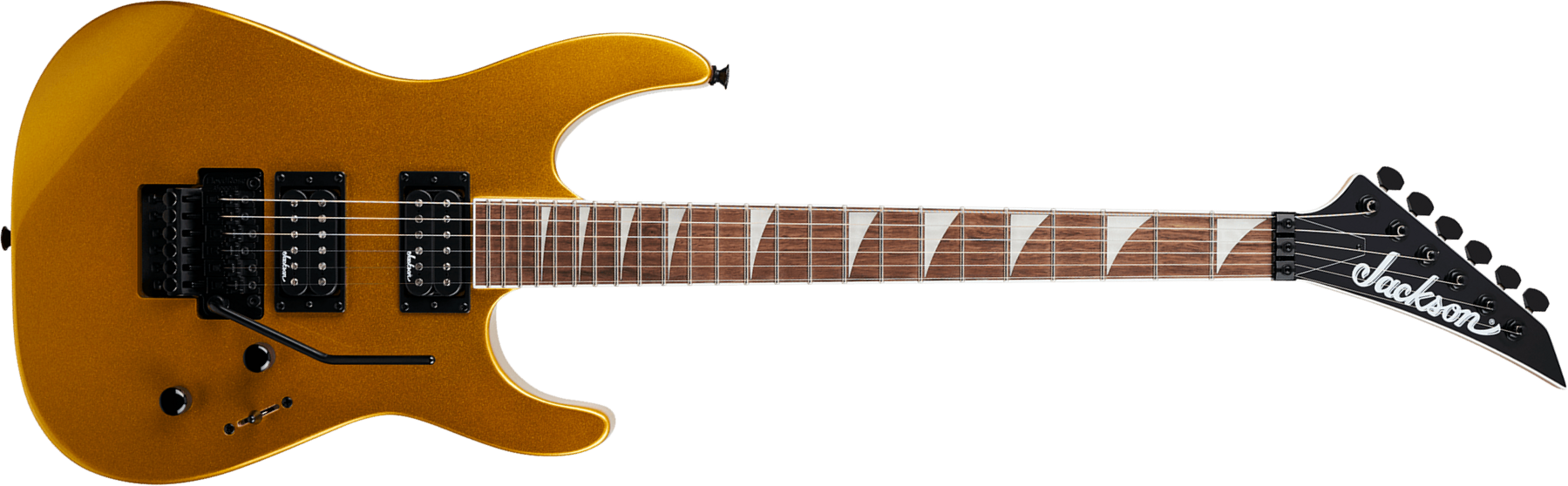 Jackson Soloist Slx Dx X-series 2h Fr Lau - Gold Bullion - Guitare Électrique MÉtal - Main picture