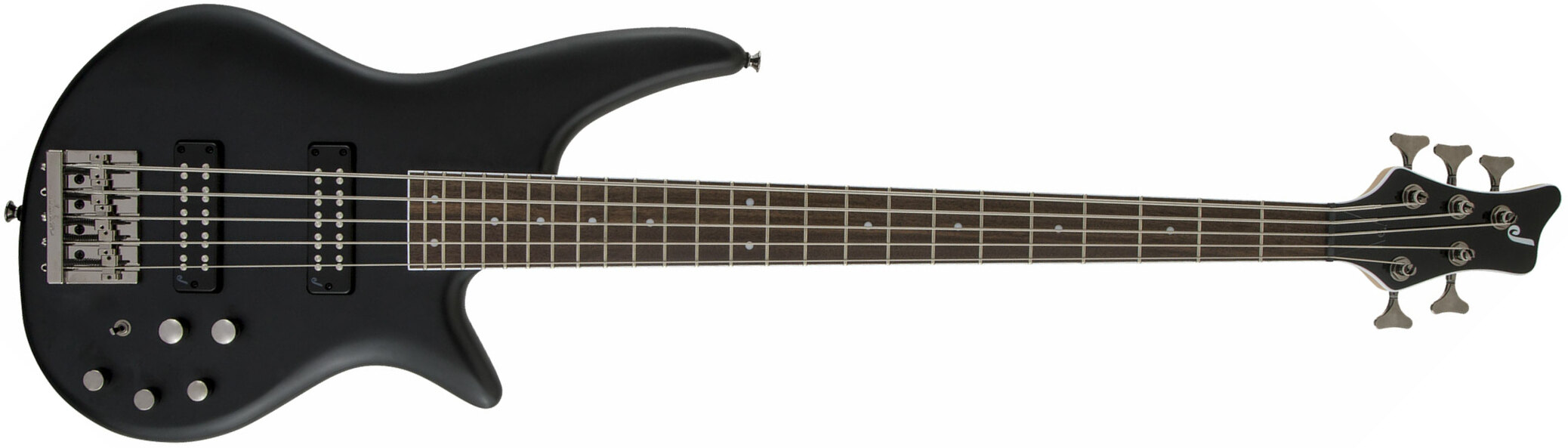 Jackson Spectra Bass Js3v 5c Active Lau - Satin Black - Basse Électrique Solid Body - Main picture