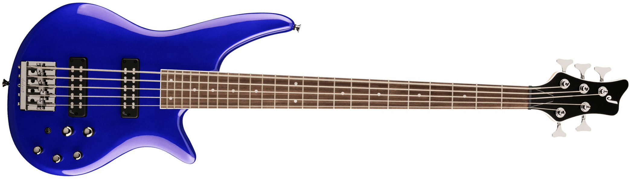 Jackson Spectra Bass Js3v 5c Active Lau - Indigo Blue - Basse Électrique Solid Body - Main picture