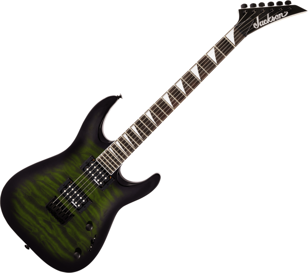 Jackson Dinky Arch Top JS32Q DKA HT - trans green burst Metal