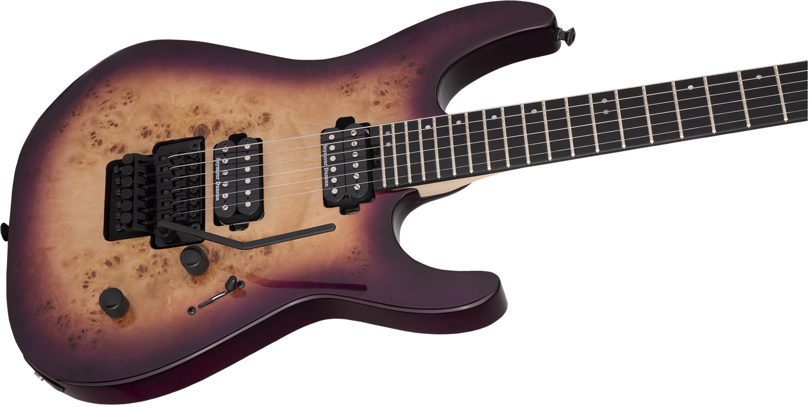 Jackson Dinky Dk2p Pro 2h Seymour Duncan Fr Eb - Purple Sunset - Guitare Électrique Forme Str - Variation 2