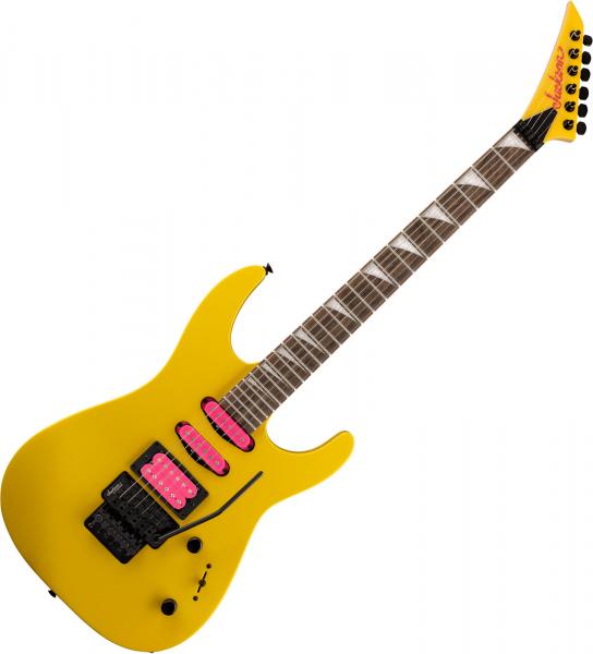 Guitare électrique solid body Jackson X Series Dinky DK3XR HSS - Caution yellow