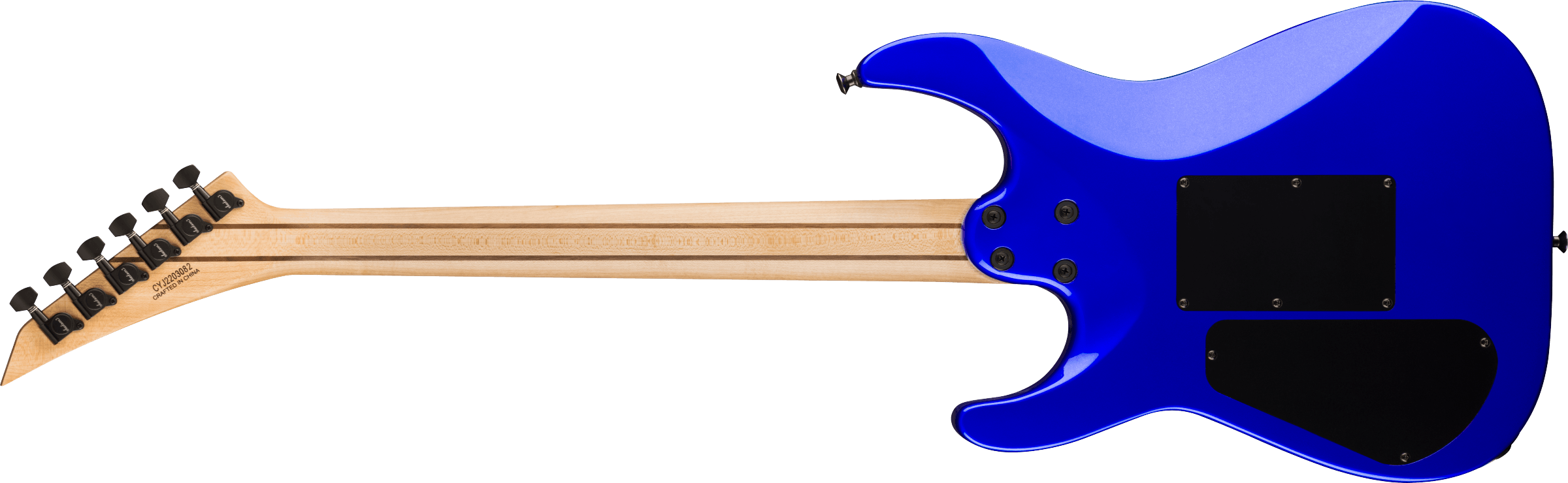 Jackson Dinky Dka Pro Plus 2h Seymour Duncan Fr Eb - Indigo Blue - Guitare Électrique Forme Str - Variation 1