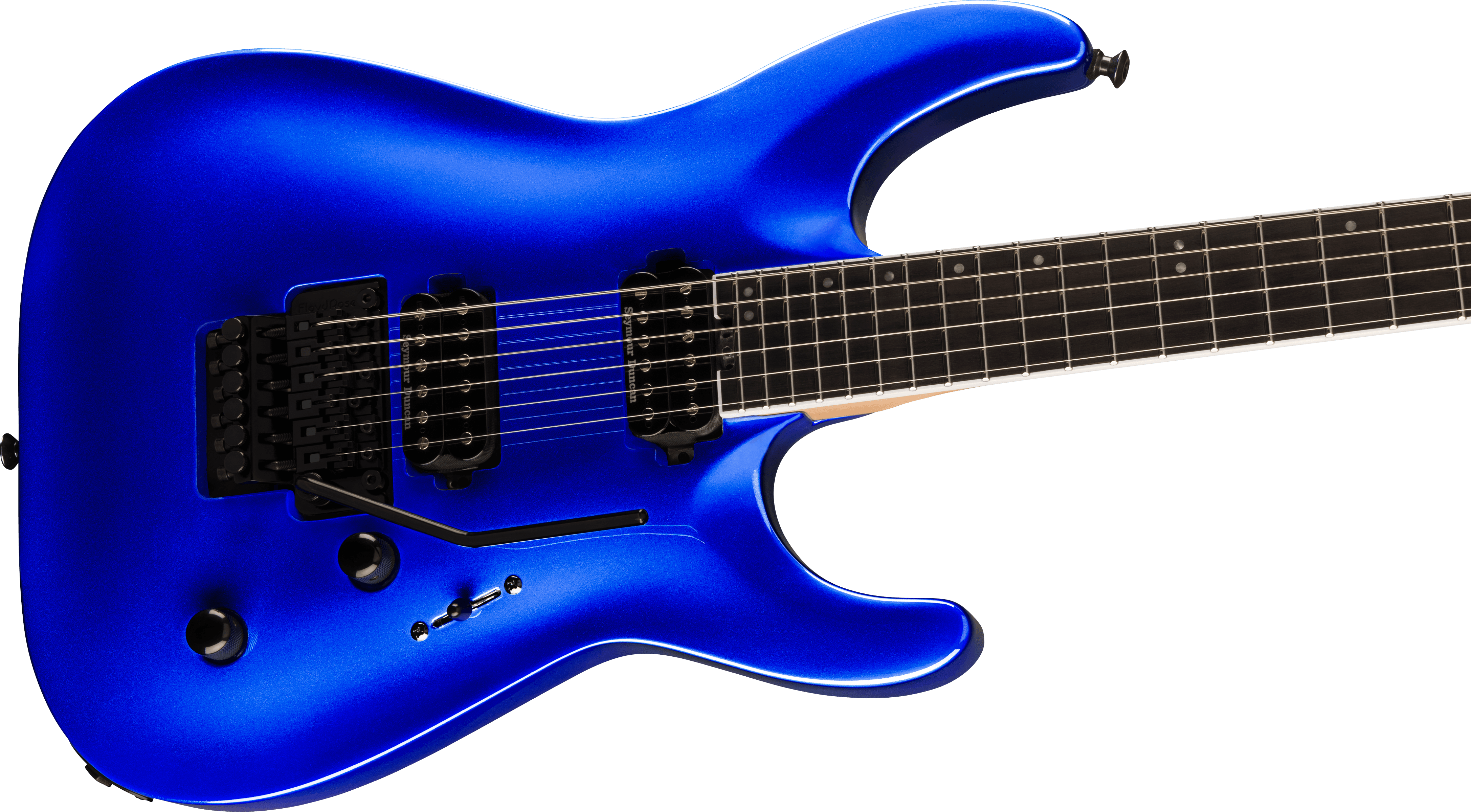 Jackson Dinky Dka Pro Plus 2h Seymour Duncan Fr Eb - Indigo Blue - Guitare Électrique Forme Str - Variation 3