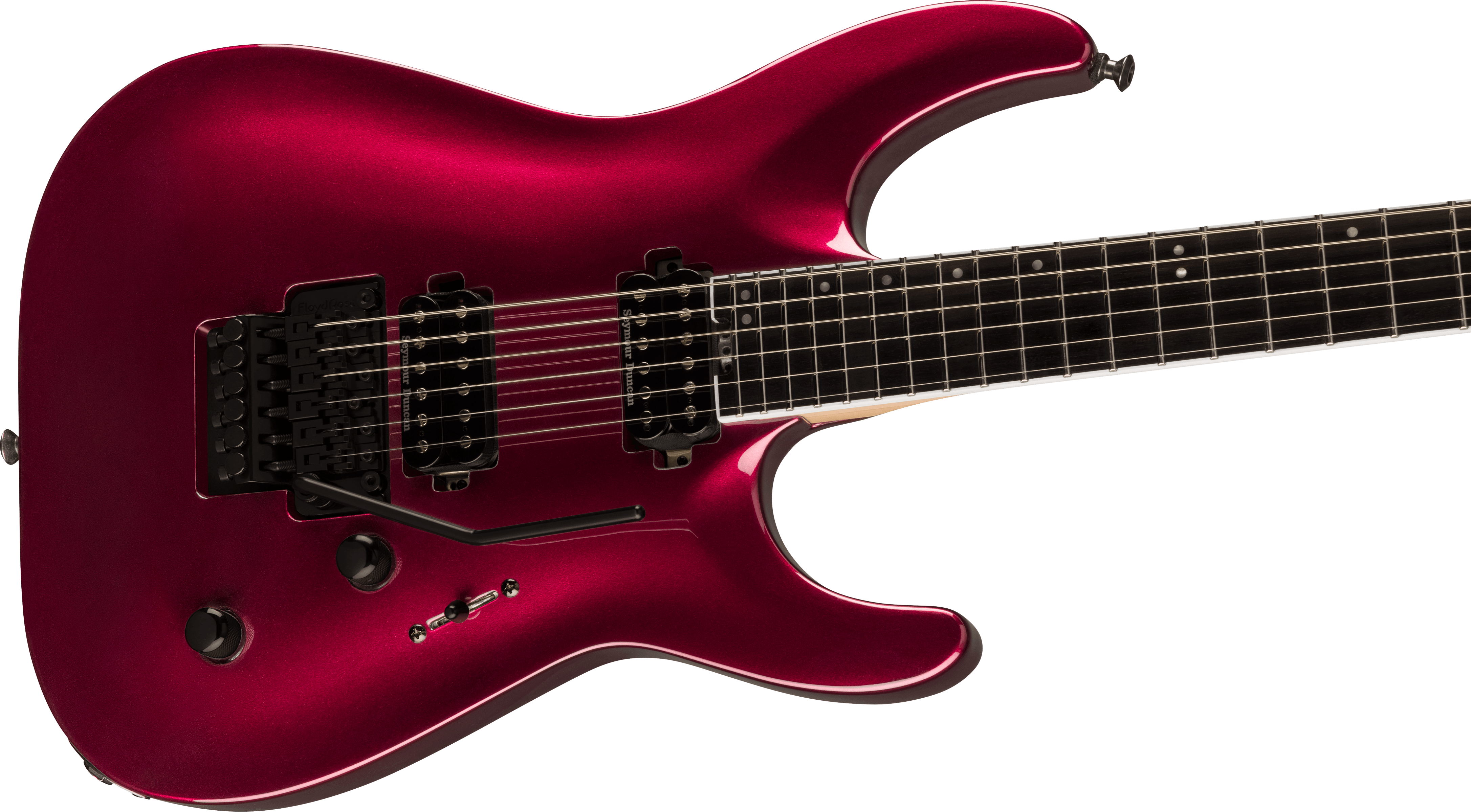 Jackson Dinky Dka Pro Plus 2h Seymour Duncan Fr Eb - Oxblood - Guitare Électrique Forme Str - Variation 3