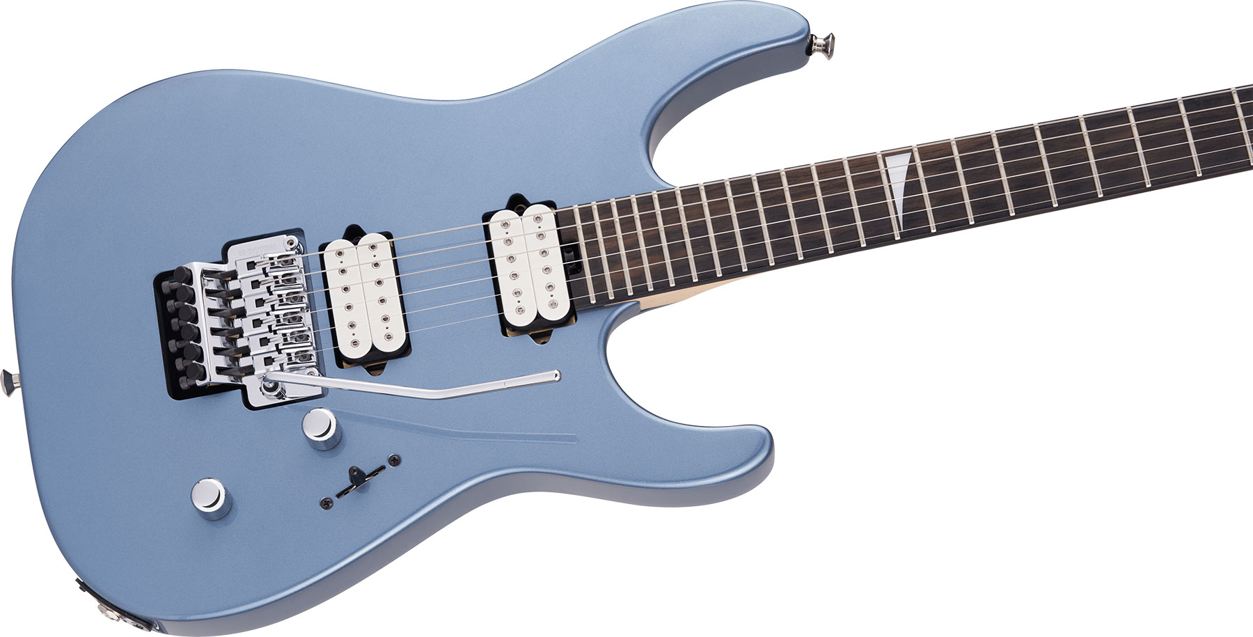 Jackson Dinky Dkr Mj Jap 2h Dimarzio Fr Eb - Ice Blue Metallic - Guitare Électrique Forme Str - Variation 2