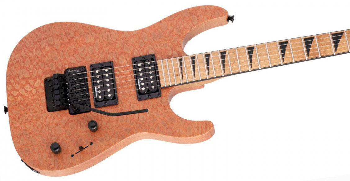 Jackson Dinky Js42 Lacewood Fsr Ltd 2h Fr Mn - Natural Satin - Guitare Électrique Forme Str - Variation 2