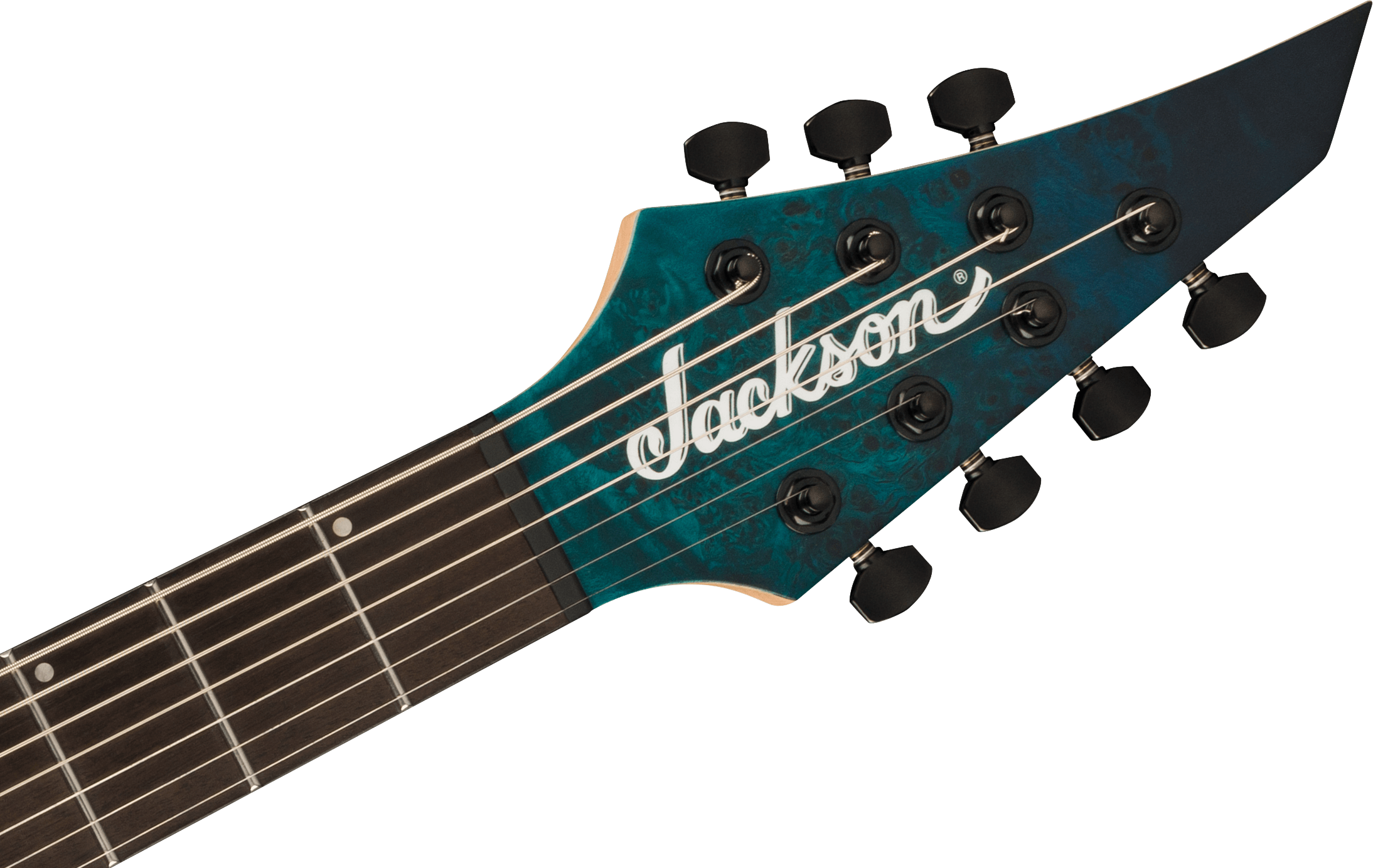 Jackson Dinky Mdk7p Pro Plus 2h Bare Knuckle Eb - Chlorine Burst - Guitare Électrique 7 Cordes - Variation 4