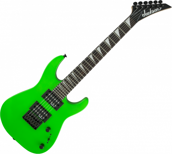Jackson Dinky Minion JS1X - neon green Electric guitar for kids