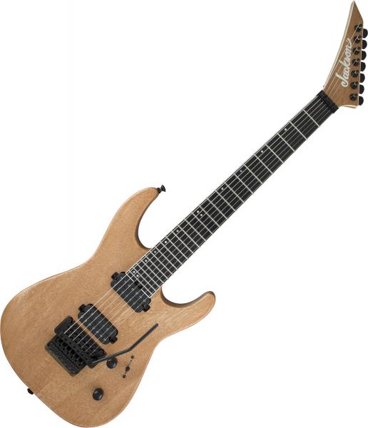 Guitare électrique solid body Jackson Dinky Pro DK7 Okoume - natural satin