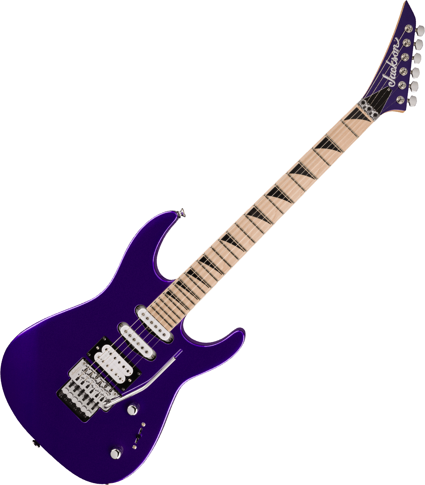 Jackson Dinky Dk3xr Hss Fr Mn - Deep Purple Metallic - Guitare Électrique Forme Str - Variation 1