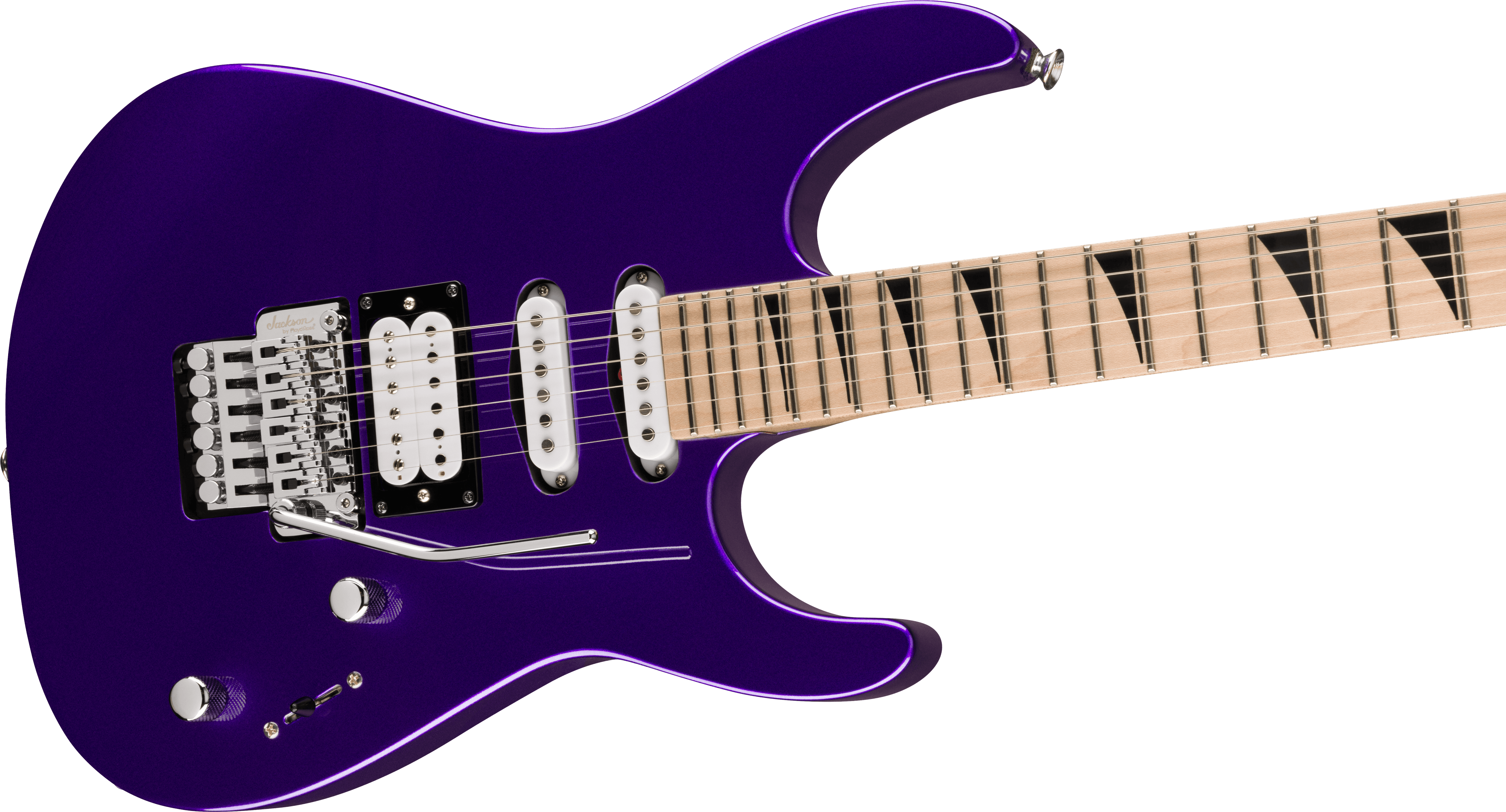 Jackson Dinky Dk3xr Hss Fr Mn - Deep Purple Metallic - Guitare Électrique Forme Str - Variation 4